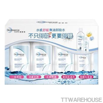 Bio-Essence Bio-Water Skin Purifying Micellar Water Set 400ML X 3 Pack + 100ML X 1 Pack