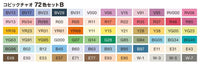.TOO COPIC CIAO Marker Set 72B Color Premium Artist Markers (I72B)