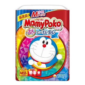 Mamy Poko Pants M Size 174 Counts-Doraemon