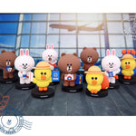 (LINE FRIENDS) BROWN＆FRIENDS 盒玩公仔（旅行系列／套組9盒）