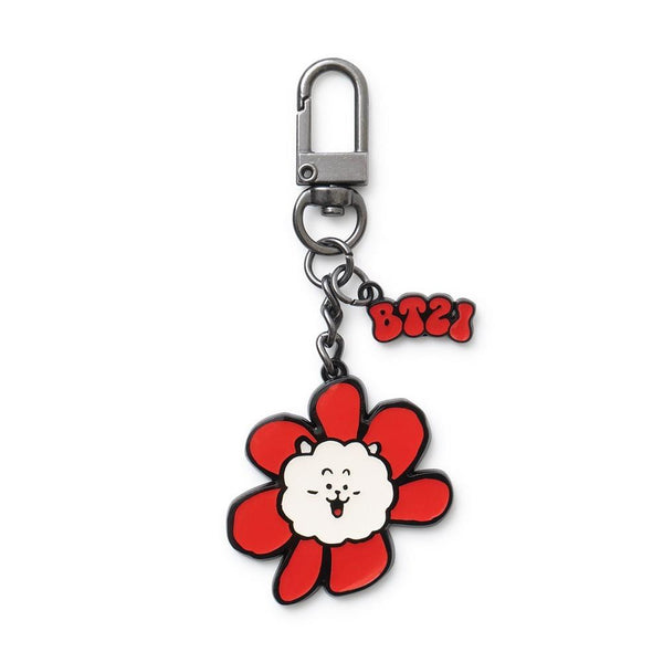 (LINE FRIENDS) BT21 RJ 鑰匙圈（FLOWER系列）