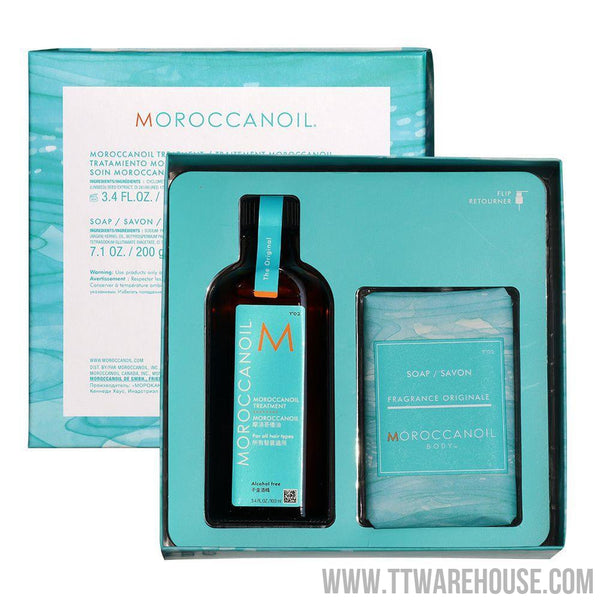 Moroccanoil 摩洛哥優油 護髮油愛皂組（優油100ml＋香氛皂200g）
