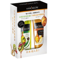 Hair Recipe 奇異果清爽洗髮露530ML＋蜂蜜滋養修護髮膜套組180G