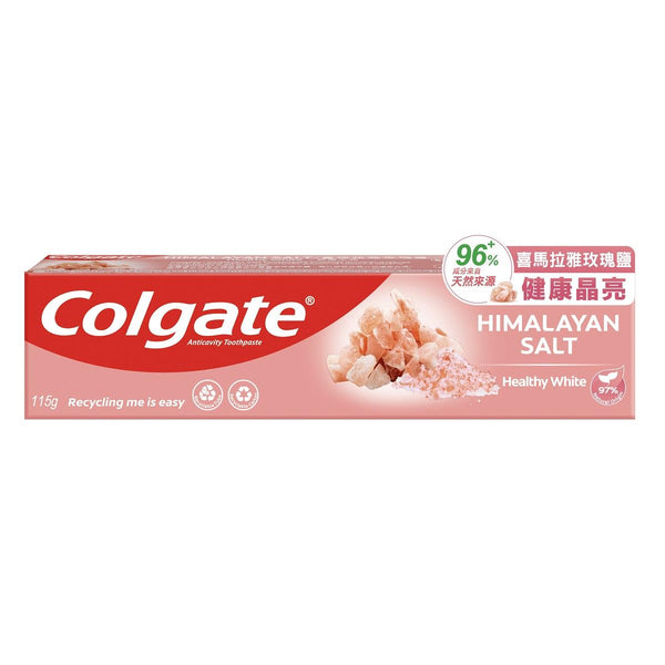 Colgate 高露潔 自然之萃健康晶亮牙膏115g 添加自然界萃取配方 – 喜馬拉雅玫瑰鹽