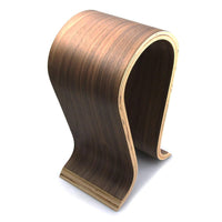 Wooden Omega Headphones Stand/Hanger / Holder - Walnut Finish
