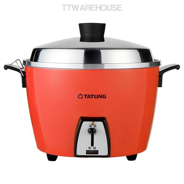 TATUNG 大同 In-Direct Heating Rice Cooker 10人份簡配電鍋-紅 (TAC-10L-DCR) 100V~120V US PLUGS