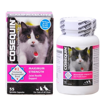 NUTRAMAX COSEQUIN DS Joint Health Supplement for Cats 55 Capsules