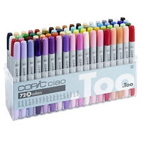 .TOO COPIC CIAO Marker Set 72A Color Premium Artist Markers (I72A)