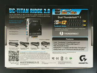 GIGABYTE GC-TITAN RIDGE 2.0 Thunderbolt3 Certified PCI-E Expansion card