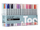 .TOO COPIC CIAO 72 Set A+B (72A+72B) Premium Artist Markers