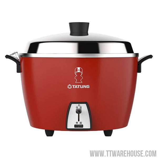 TATUNG TAC-10L-DCRE 10-CUP Rice Cooker Pot Voltage 110V USA (RED) 簡配