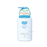 Cow Brand Additive Free Body Soap Pump 550ml Made in Japan