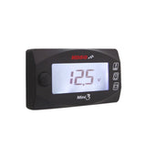KOSO Mini 3 LED Display Motorcycle Time Clock & Volt meter & Air Temperature