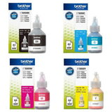 BROTHER BT5000C/Y/M+BT6000BK Full set Refill Ink for T300/T500W/T700WBT5000C