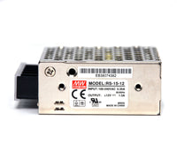 WEAN WELL MW RS-15-12 AC to DC Power Supply Single Output 12V 15W