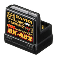 Sanwa RX-482 RX482 2.4GHz 4-Channel FHSS-4 SSL Telemetry Receiver for M12