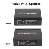HDMI Splitter 4K Version V1.4 1x2 Port Amplifier Repeater HD
