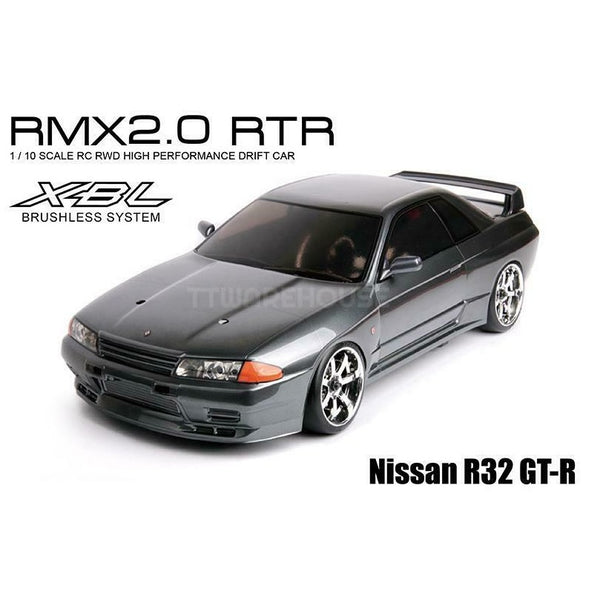MST 533713 RMX 2.0 RTR R32 GT-R (Brushless) 1/10 RWD RC Drift Car, Grey (Pre-Paint)