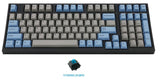 LEOPOLD FC980M PD Mechanical Keyboard Cherry MX Double Shot PBT Blue/Gray (MX BROWN/ MX BLUE)
