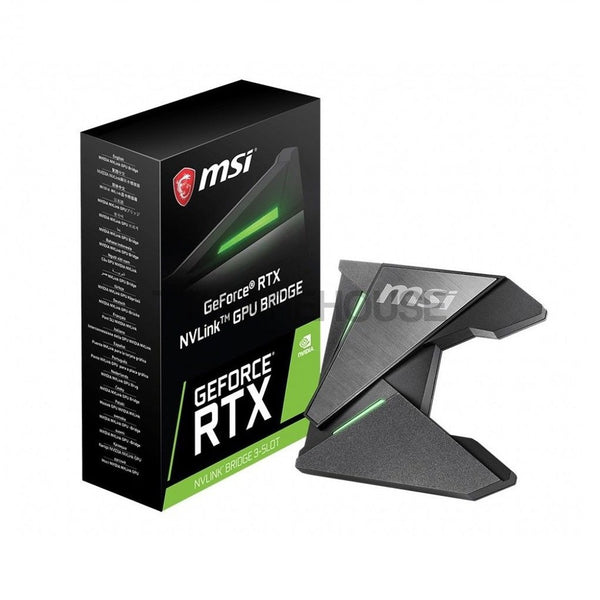 MSI GeForce RTX NVLink GPU Bridge 2 way 3 Slot 60mm Compatible RTX 2080 Ti Series