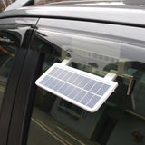 Kulcar Solar Ventilator Car Window Pet Wood House Air Fan Cooling (White)