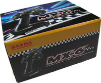 Sanwa MX-6 MX6 (3-Ch) 2.4GHz Radio System + RX-391W Receiver x 2 Pcs