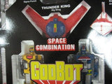 GODBOT SPACE COMBINATION Taiwan Version 1980 Chogokin Die-Cast Metal Robot COMPLETE SET