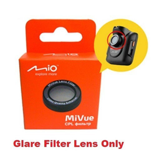 MIO Glare Filter Lens for Mio Mivue 388 368 528 538 Car Camcorder