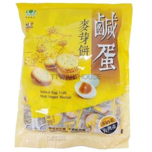 Sheng Tian Salted Egg Yolk Malt Sugar Biscuit ( Ovo Lacto ) 250g 昇田 鹹蛋麥芽餅