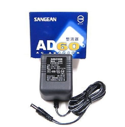 SANGEAN AD-60 AC110V Adapter for ATS-909 ATS909 ATS-505 ATS505 ATS-404 PR-D4
