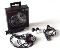 Superlux HD381 In-ear Monitor Headphones 3.5mm plug 16Ω 0.6-meter Cable