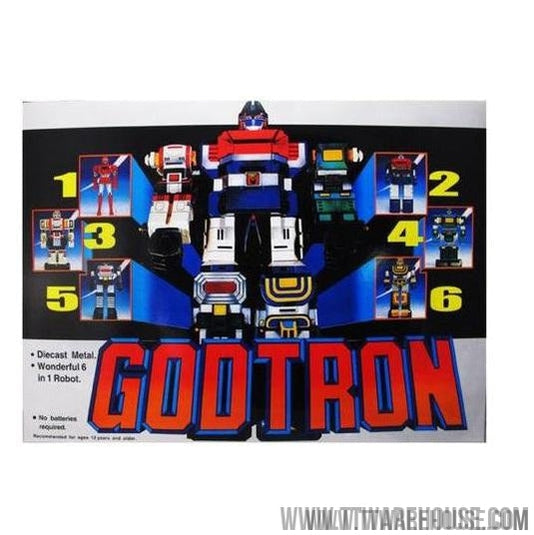 GODTRON Robot Figure Six God Combination 12" Die-Cast (Taiwan Version)