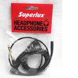 Superlux Genuine FD3YW/S extension coiled headphones cable For HD681 EVO HD668B