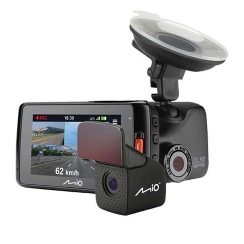 MIO MiVue 618D Front & Rear Vidoe Recorder Camera LDWS GPS Logger Dashcam