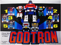 GODTRON Robot Figure Six God Combination 12" Die-Cast (Taiwan Version)