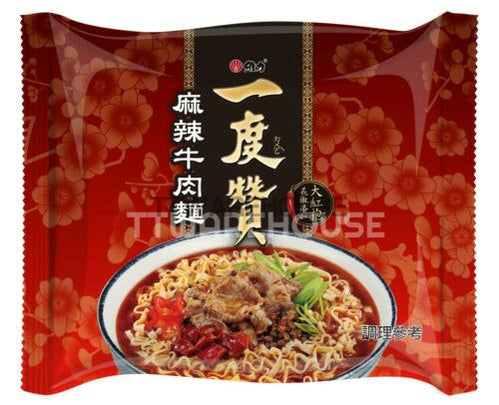 WEI LIH TAIWAN Spicy Beef Flavor Instant Noodle 維力 一度贊麻辣牛肉麵 (12包)