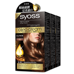 (3 Boxes) Syoss Oleo Cream Hair Color (2N 3N 4N - Select Color)