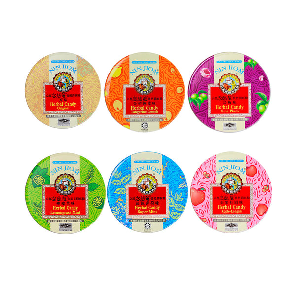 Nin Jiom Throat Candy (Multiple Flavor Set) 京都念慈菴 枇杷潤喉糖 綜合口味 (60g/盒X6盒)